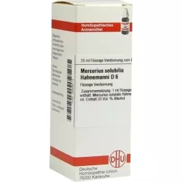 MERCURIUS SOLUBILIS Hahnemanni D 6 Dilution, 20 ml