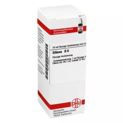 SILICEA D 6 Dilution, 20 ml