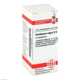 SAMBUCUS NIGRA D 6 Globuli, 10 g