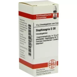 STAPHISAGRIA D 30 Globuli, 10 g