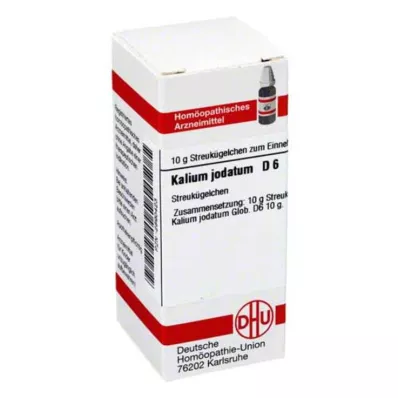 KALIUM JODATUM D 6 Globuli, 10 g KALIUM JODATUM D 6 Globuli, 10 g