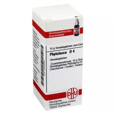 PHYTOLACCA D 4 Globuli, 10 g PHYTOLACCA D 4 Globuli, 10 g