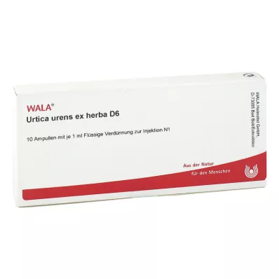 URTICA URENS EX Herba D 6 Ampullen, 10X1 ml