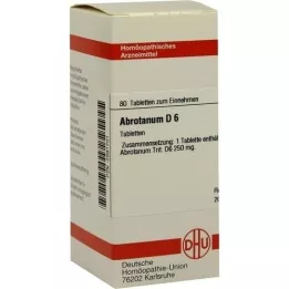 ABROTANUM D 6 Tabletten, 80 St