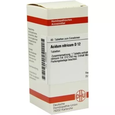 ACIDUM NITRICUM D 12 Tabletten, 80 St