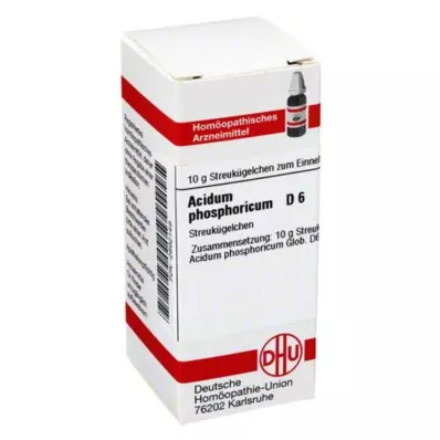 ACIDUM PHOSPHORICUM D 6 Globuli, 10 g ACIDUM PHOSPHORICUM D 6 Globuli, 10 g