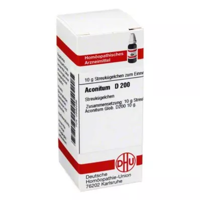 ACONITUM D 200 Globuli, 10 g