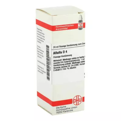 ALFALFA D 4 Dilution, 20 ml