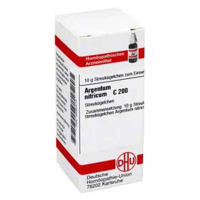 ARGENTUM NITRICUM C 200 Globuli, 10 g