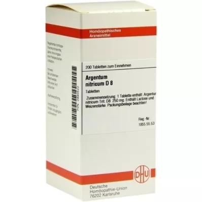 ARGENTUM NITRICUM D 8 Tabletten, 200 St