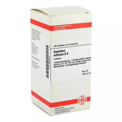 ARGENTUM NITRICUM D 8 Tabletten, 200 St ARGENTUM NITRICUM D 8 Tabletten, 200 St