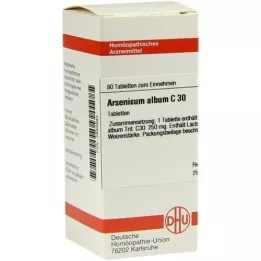 ARSENICUM ALBUM C 30 Tabletten, 80 St