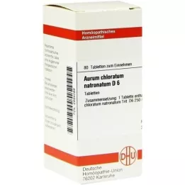 AURUM CHLORATUM NATRONATUM D 6 Tabletten, 80 St