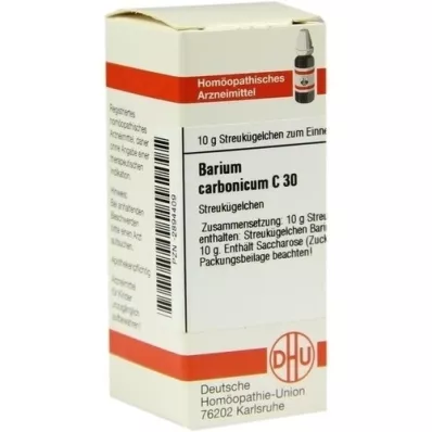 BARIUM CARBONICUM C 30 Globuli, 10 g