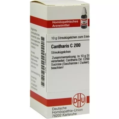 CANTHARIS C 200 Globuli, 10 g