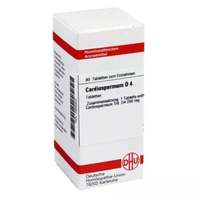 CARDIOSPERMUM D 4 Tabletten, 80 St