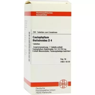 CAULOPHYLLUM THALICTROIDES D 4 Tabletten, 200 St