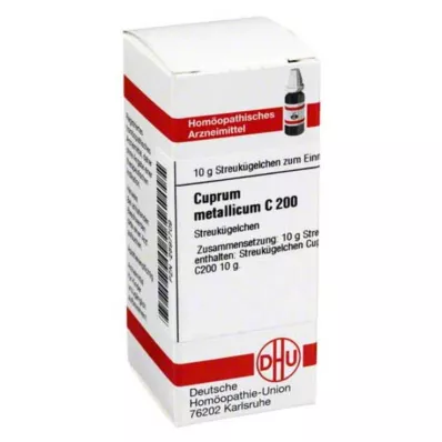 CUPRUM METALLICUM C 200 Globuli, 10 g CUPRUM METALLICUM C 200 Globuli, 10 g