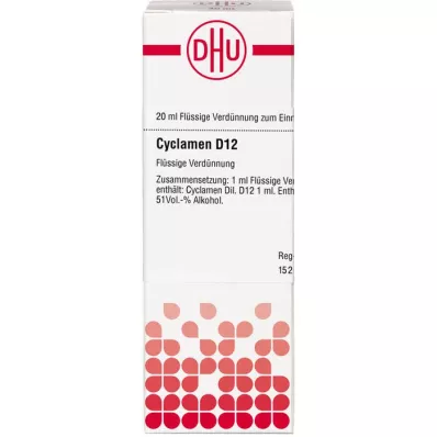 CYCLAMEN D 12 Dilution, 20 ml