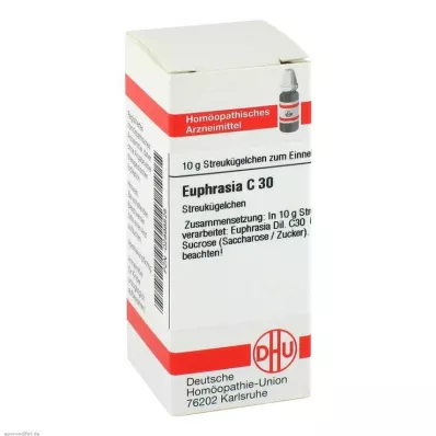 EUPHRASIA C 30 Globuli, 10 g