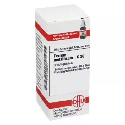 FERRUM METALLICUM C 30 Globuli, 10 g FERRUM METALLICUM C 30 Globuli, 10 g