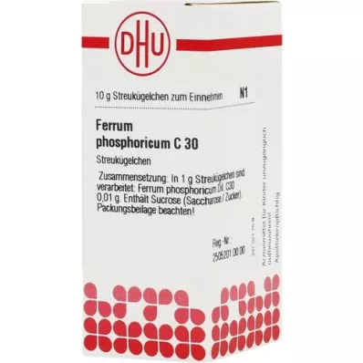 FERRUM PHOSPHORICUM C 30 Globuli, 10 g