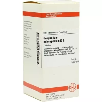 GNAPHALIUM POLYCEPHALUM D 2 Tabletten, 200 St