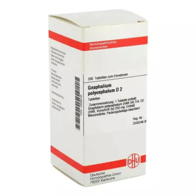 GNAPHALIUM POLYCEPHALUM D 2 Tabletten, 200 St