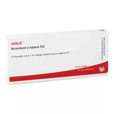 ACONITUM E tubere D 4 Ampullen, 10X1 ml