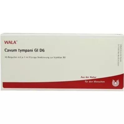 CAVUM tympani GL D 6 Ampullen, 10X1 ml