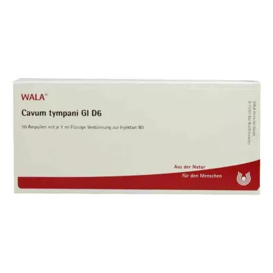 CAVUM tympani GL D 6 Ampullen, 10X1 ml