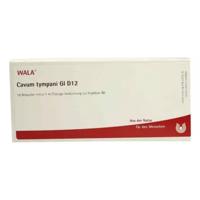 CAVUM tympani GL D 12 Ampullen, 10X1 ml