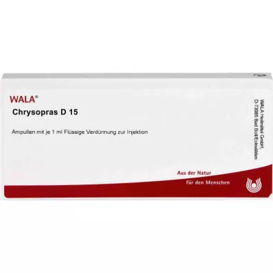 CHRYSOPRAS D 15 Ampullen, 10X1 ml