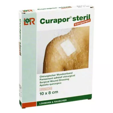 CURAPOR Wundverband steril transparent 8x10 cm, 5 St
