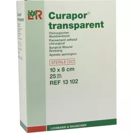 CURAPOR Wundverband steril transparent 8x10 cm, 25 St