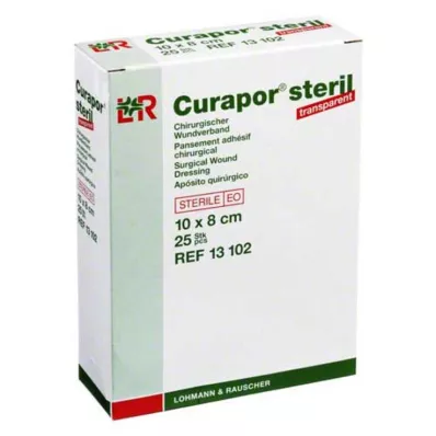 CURAPOR Wundverband steril transparent 8x10 cm, 25 St