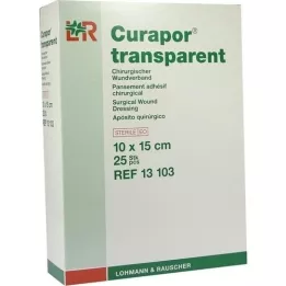 CURAPOR Wundverband steril transparent 10x15 cm, 25 St