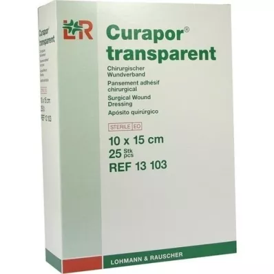 CURAPOR Wundverband steril transparent 10x15 cm, 25 St