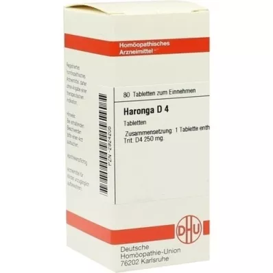HARONGA D 4 Tabletten, 80 St