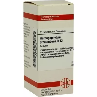 HARPAGOPHYTUM PROCUMBENS D 12 Tabletten, 80 St