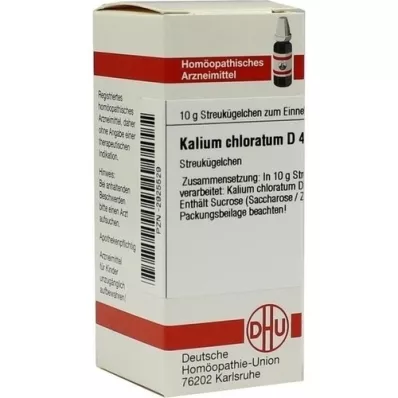 KALIUM CHLORATUM D 4 Globuli, 10 g