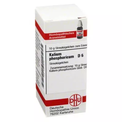 KALIUM PHOSPHORICUM D 6 Globuli, 10 g KALIUM PHOSPHORICUM D 6 Globuli, 10 g