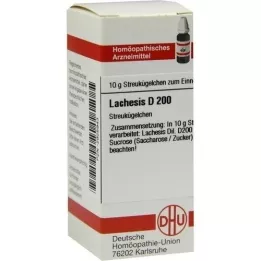 LACHESIS D 200 Globuli, 10 g