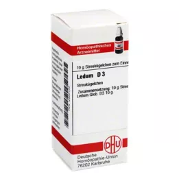 LEDUM D 3 Globuli, 10 g