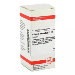 LITHIUM CHLORATUM D 12 Tabletten, 80 St