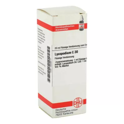 LYCOPODIUM C 30 Dilution, 20 ml LYCOPODIUM C 30 Dilution, 20 ml