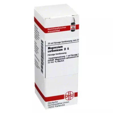 MAGNESIUM CARBONICUM D 6 Dilution, 20 ml