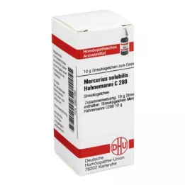 MERCURIUS SOLUBILIS Hahnemanni C 200 Globuli, 10 g