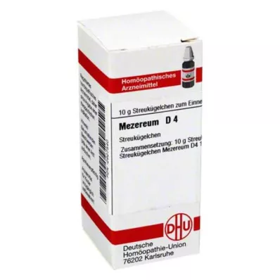 MEZEREUM D 4 Globuli, 10 g
