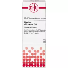 NATRIUM CHLORATUM D 10 Dilution, 20 ml